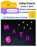 Let's Code Grade 6 Ontario Math Complete Set