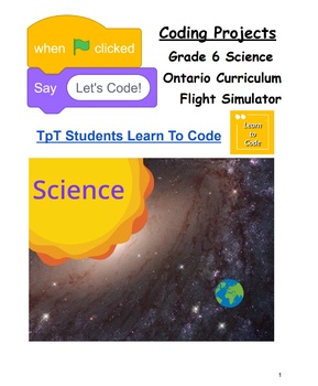Preview of Let's Code Grade 6 Ontario Science Structure and Mechanisms: Flight Simulator