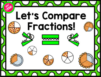 Preview of Comparing Fractions PowerPoint, Student Booklet, and Story Book