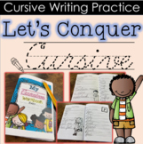 Let's Conquer Cursive {A Cursive Handwriting Workbook}