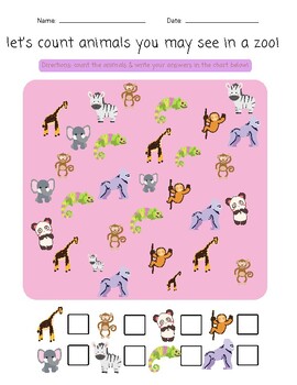 Let's Count Animals! by Macys Magical Classroom | TPT