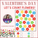 Let's Count Flowers | Valentine's Day Fine Motor & Math Sk