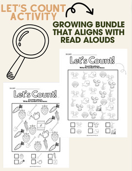 Preview of Let's Count! Growing Read Aloud Bundle Theme