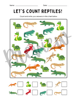 Preview of Let's Count Reptiles