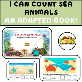 Preview of Let’s Count, Sea Animals. AN ADAPTED AND INTERACTIVE BOOK