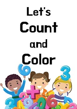 Preview of Let's Count and Color