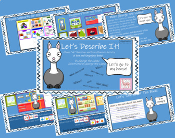 Preview of Let's Describe It! - Let's Go to My House! PowerPoint Book - FREEBIE!