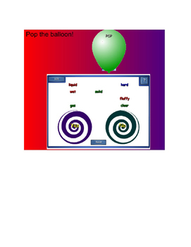 Preview of Smartboard Fun:  Let's Describe Matter - Phases of Matter