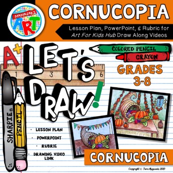 Preview of Let's Draw A Cornucopia
