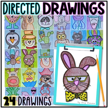 Let's Draw Together!  24 Directed Drawings with Writing Pages