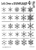 Let’s Draw a Snowflake #4…6 sided pg2