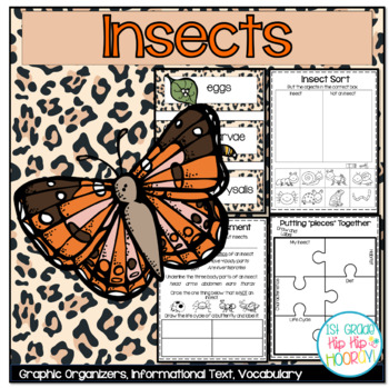 Preview of Let's Explore Insects with Informational Text and Research Support