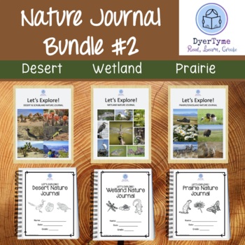 Preview of Let's Explore! Nature Journals Bundle #2