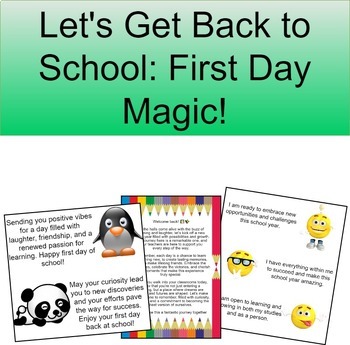 Preview of Back to School in New Year: Make the First School Day of 2024 Magical!