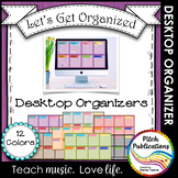 Let's Get Organized - Wooden Computer Desktop Graphic Organizers - Wallpaper