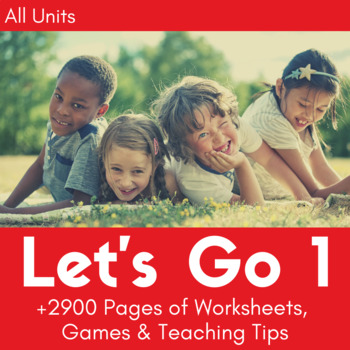 Preview of Let’s Go 1 Worksheet & Game Bundle - Save 25% (+2900 Pages!)