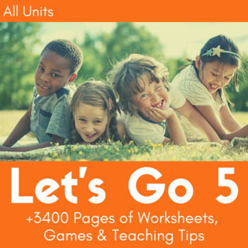 Preview of Let’s Go 5 Worksheet & Game Bundle - Save 25% (+3400 Pages!)