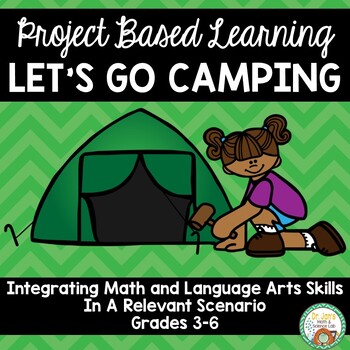 Preview of 50% off 1st 48 Hours Let's Go Camping Project Based Learning