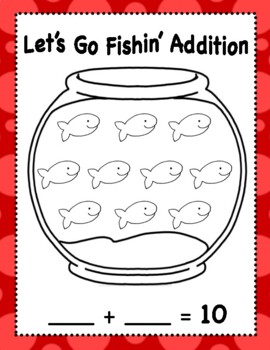 Let's Go Fishin' Addition by Magical Teacher | Teachers Pay Teachers