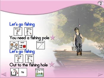Let's Go Fishing - Animated Step-by-Step Poem - SymbolStix