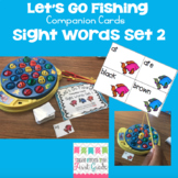 Let's Go Fishing Companion Cards- Sight Words Set 2