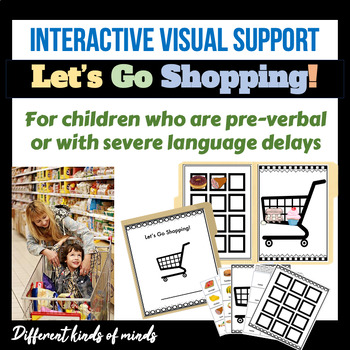 Preview of Let's Go Shopping - Interactive Visual Aids For Preverbal Children