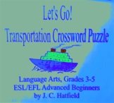 Let's Go!    Transportation Crossword Puzzle