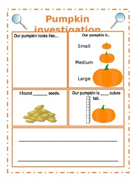 Preview of Let's Investigate- Pumpkin Fun