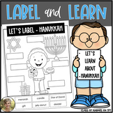 Label Hanukkah! December Holidays Around the World Kinderg