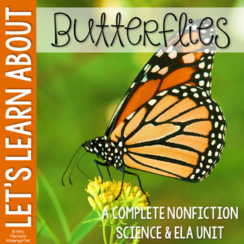 Preview of Life Cycle of a Butterfly Nonfiction Science & ELA Unit