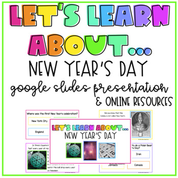 Preview of Let's Learn About New Year's Day | Self Check Google Slides