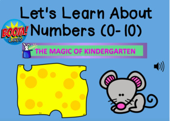 Preview of Let's Learn About Numbers (0-10)~ A Cheesy Boom Deck