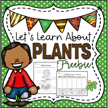 Preview of Let's Learn About Plants Freebie