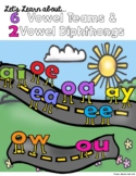 Let's Learn About...Vowel Teams (ai, oe, ea, oa, ee, ay & ow, ou)