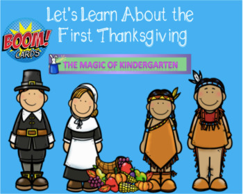 Preview of Let's Learn About the First Thanksgiving~Boom Cards