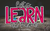 Let's Learn At Home F-J