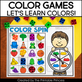 Learning Colors: Games for Color Matching and Color Words