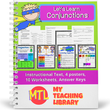 Preview of Let’s Learn Conjunctions | Grammar Unit