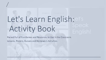 Preview of Let's Learn English: Activity Book