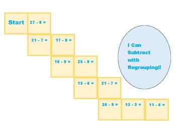 Preview of Let's Learn How to Subtract Larger Numbers with Regrouping