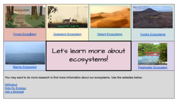 Preview of Let's Learn More About Ecosystems!