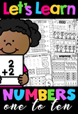 Let's Learn Numbers 1-10 No Prep Printables BUNDLE in QLD 