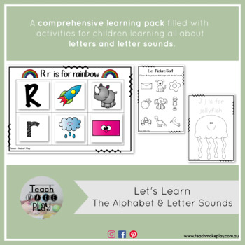 Preview of Let's Learn // The Alphabet & Letter Sounds