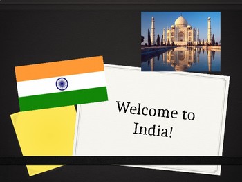 Preview of Let's Learn about India! PowerPoint Slide Show