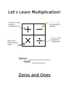 Preview of Let's Learn (or Review) Multiplication