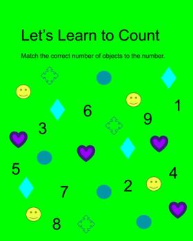 Preview of Let's Learn to Count
