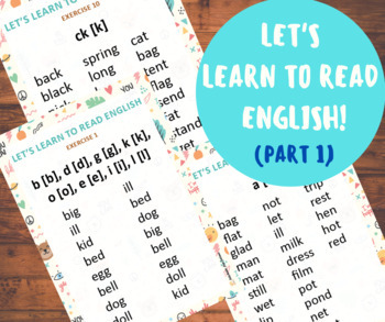 Preview of Let’s Learn to Read English (part 1)