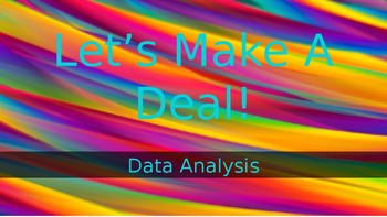 Preview of Let's Make A Deal- Data Analysis