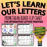 Let’s Make Our Letters ~ Promethean Flip Chart and Printables