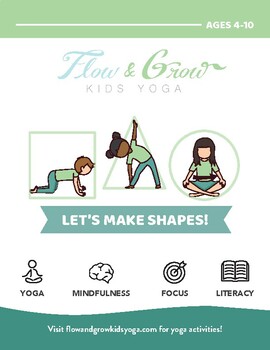 Let’s Make Shapes! Yoga Poster